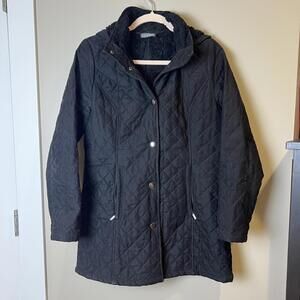 Nicole Miller Black Jacket, Removable Hood – Women’s Medium